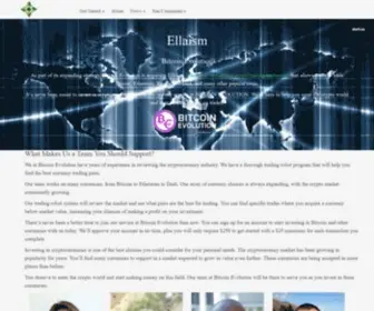 Ellaism.org(The Pure Blockchain DApp Platform) Screenshot