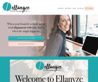 Ellanyze.com(Janelle Reichman of Ellanyze) Screenshot