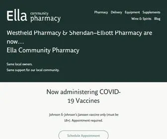 Ellapharmacy.com(Ella Community Pharmacy) Screenshot