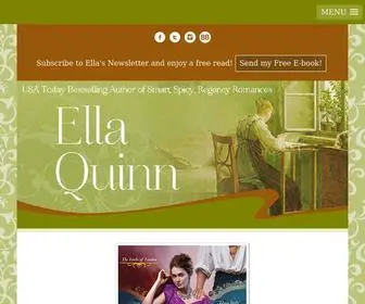 Ellaquinnauthor.com(Ella Quinn) Screenshot