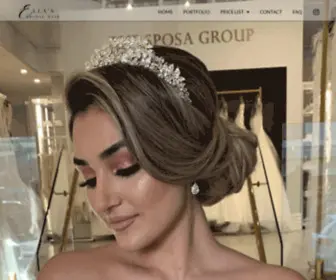 Ellasbridalhair.com.au(Ella&#039;s Bridal Hair) Screenshot