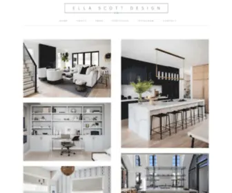 Ellascottdesign.com(Bethesda MD Interior Designer) Screenshot