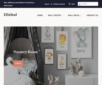 Ellaseal.com(New, different and fashion of wall decor starts here! ? EllaSeal) Screenshot