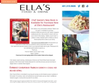 Ellasfinefoodanddrink.com(Ella's Food & Drink) Screenshot
