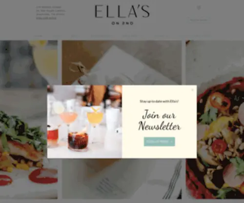 Ellason2ND.com(Ella's on 2nd) Screenshot