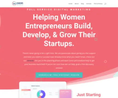 Ellastartups.com(Build) Screenshot