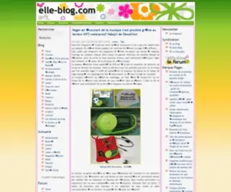 Elle-Blog.com(My-Beaute : Tricot, Loisirs Créatifs et Santé au naturel) Screenshot