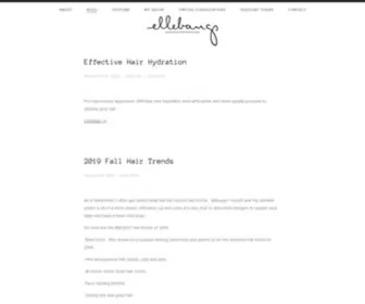 Ellebangs.com(Professional hairstylist and youtube beauty guru ellebangs official) Screenshot