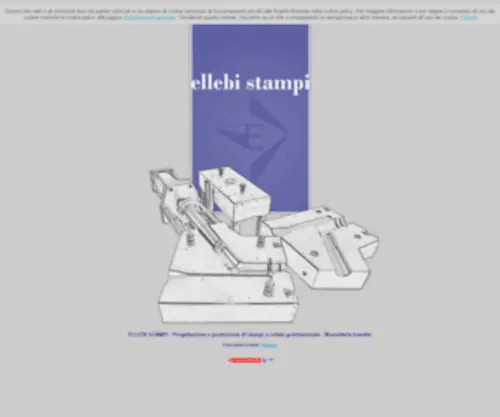 Ellebistampi.com(Stampi, stampi ELLEBI molds, costruzione stampi e morsetteria transfer) Screenshot