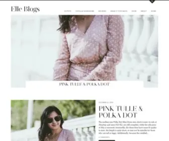 Elleblogs.com(A Connecticut Fashion and Style Blog) Screenshot