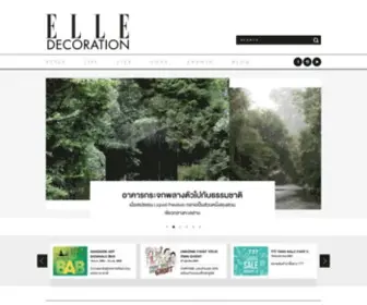 Elledecorationthailand.com(ELLE DECORATION THAILAND) Screenshot
