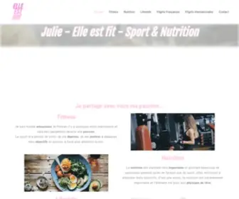 Elleestfit.com(Elle est Fit) Screenshot