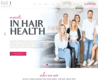 EllejHair.com.au(Elle J Hair) Screenshot