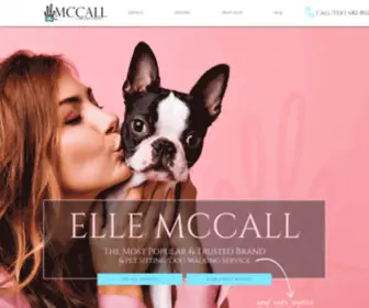 Ellemccall.com(Dog Walking) Screenshot