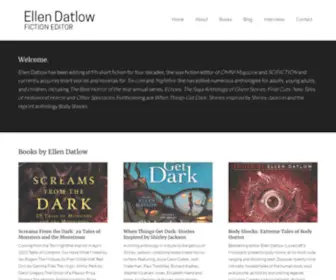 Ellendatlow.com(Fiction Editor) Screenshot