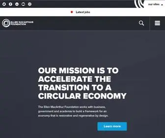 Ellenmacarthurfoundation.org(Help build a circular economy) Screenshot