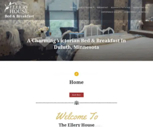 Elleryhouse.com(A Charming Victorian Bed & Breakfast In Duluth) Screenshot