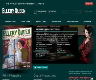 ElleryQueenmysterymagazine.com(Featuring the world's most celebrated crime writers) Screenshot