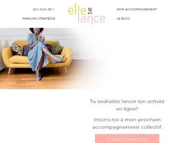 Elleselance.com(Entreprendre un business en ligne) Screenshot