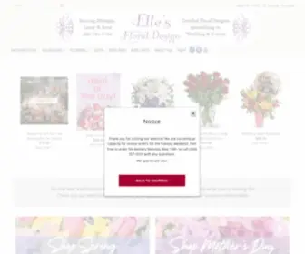 Ellesfloraldesign.com(Olympia Florist) Screenshot