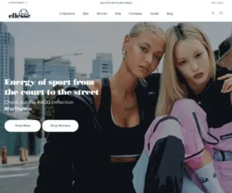 Ellesse.co.uk(Ellesse) Screenshot