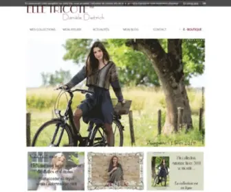 Elletricote.com(Boutique de Laine à Tricoter et Kit Tricot en ligne) Screenshot