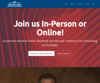 Ellettsvillecc.com(Ellettsville Christian Church) Screenshot