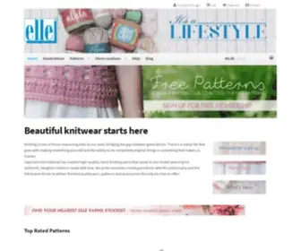 Elleyarns.com(Elle Yarns) Screenshot