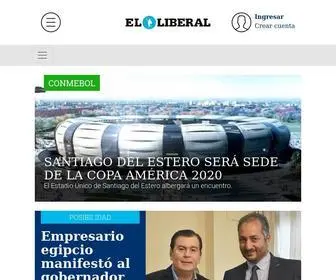 Elliberal.com.ar(El Liberal) Screenshot