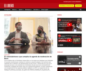 Ellibero.cl(El líbero) Screenshot
