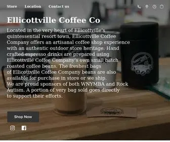 Ellicottvillecoffee.com(Ellicottville Coffee Co) Screenshot