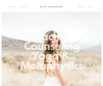 Ellieholbrook.net(Ellie Holbrook) Screenshot