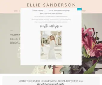 Elliesanderson.co.uk(Ellie Sanderson Bridal Boutique) Screenshot