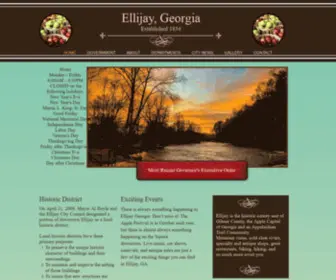 Ellijay-GA.gov(Ellijay) Screenshot