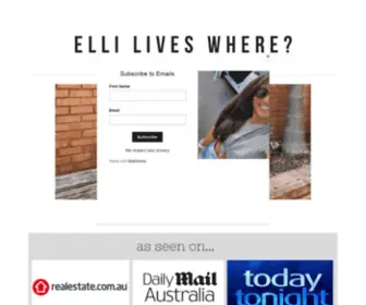 Elliliveswhere.com(Elli Lives Where) Screenshot