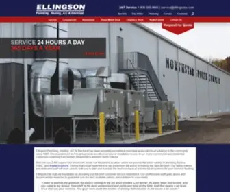 Ellingsons.com(Ellingson Plumbing) Screenshot