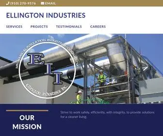 Ellingtonind.com(Ellington Industries) Screenshot