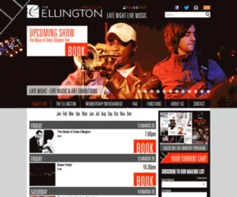 Ellingtonjazz.com.au(The Ellington Jazz Club) Screenshot