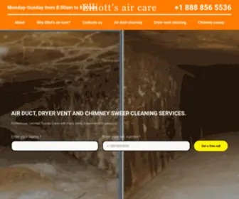 Elliotaircare.com(Elliot's Air Care) Screenshot