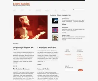 Elliott-Randall.com(His searing guitar solo on Steely Dan\'s Reelin\' In The Years) Screenshot