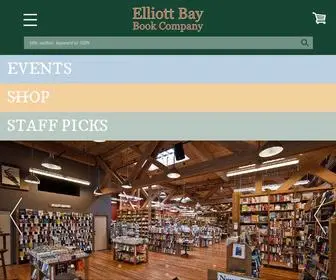 Elliottbaybook.com(The Elliott Bay Book Company) Screenshot