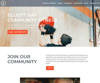 Elliottbaycommunityfitness.com(EBCF) Screenshot