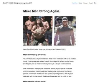 Elliotthulse.com(Elliott Hulse's Strength Training & Fitness Blog) Screenshot