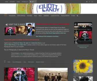 Elliottlandy.com(Elliott Landy Fine Art Photography & Interactive Music Visuals) Screenshot