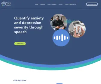 Ellipsishealth.com(Ellipsis Health) Screenshot