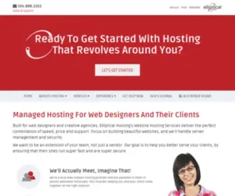 Ellipticalhosting.com(Managed Hosting Company) Screenshot