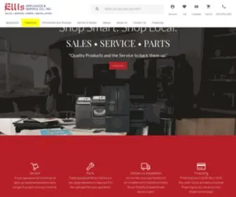 Ellisapplianceandservice.com(Kitchen appliances & appliance service) Screenshot