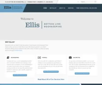 Ellisblb.com(Ellis Bottom Line Bookkeeping) Screenshot