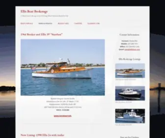 Ellisboatbrokerage.com(Ellis Boat Brokerage) Screenshot