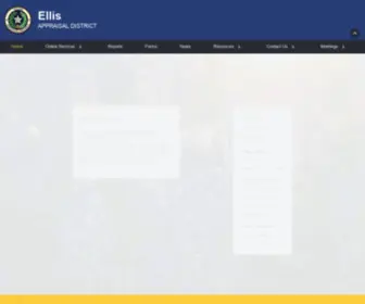 Elliscad.com(Ellis Appraisal District) Screenshot